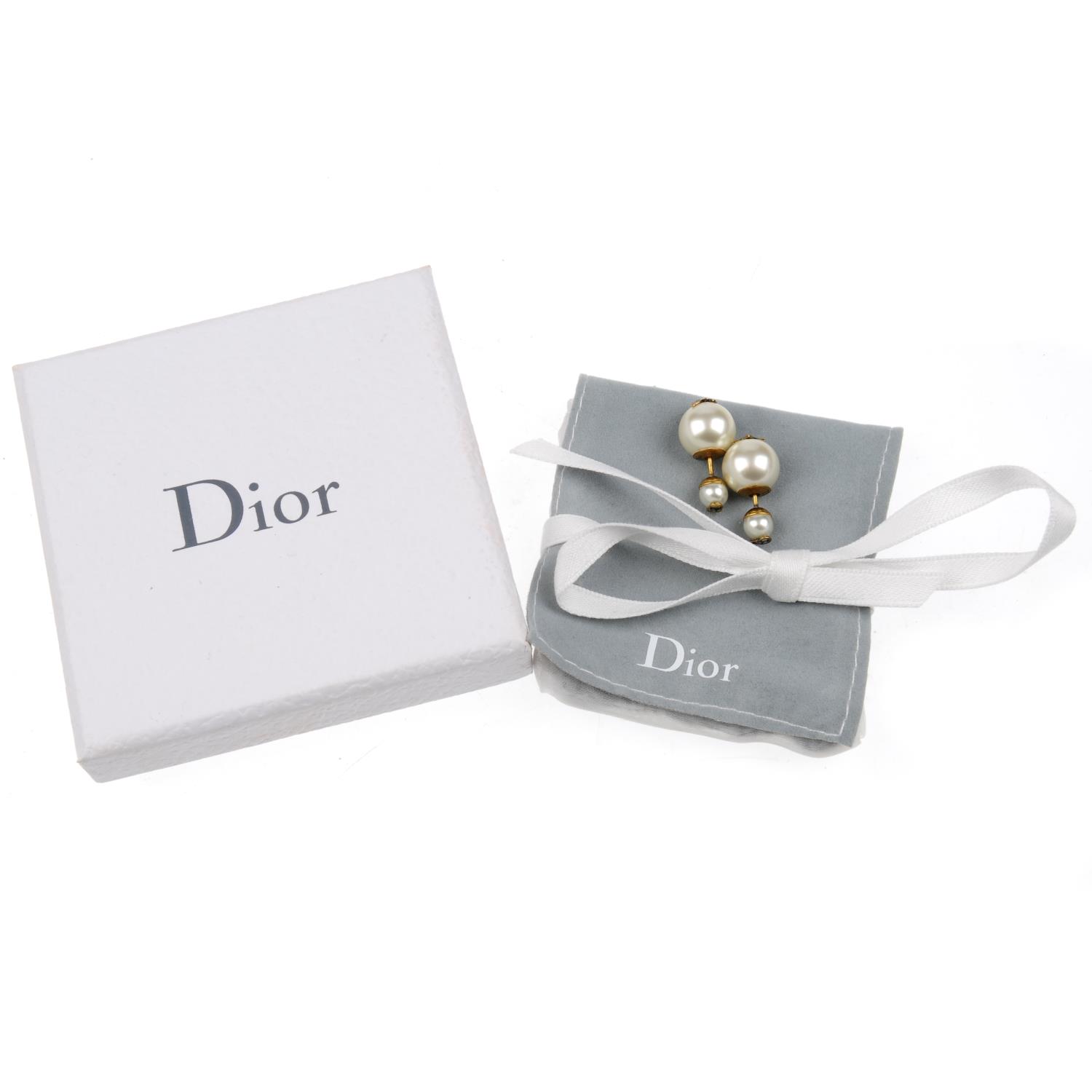 CHRISTIAN DIOR - a pair of stud earrings. - Image 5 of 5