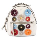 FENDI - a Mini Floral-Appliqué backpack.