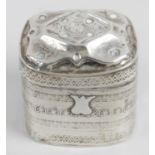 A Dutch silver box,