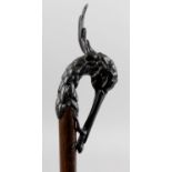 A 19th century walking cane,