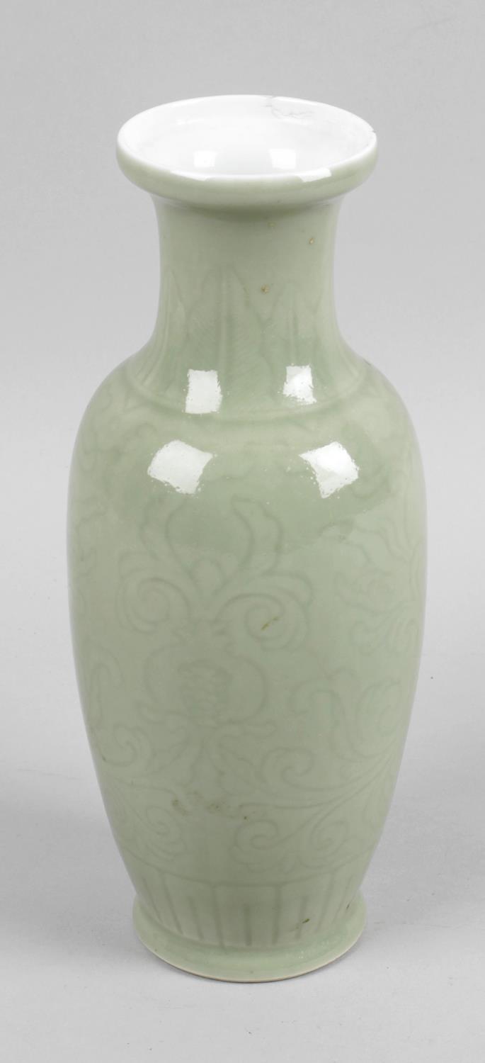 A late 19th century Chinese vase,