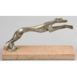 An Art Deco silvered bronze car mascot,