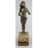 An early 20th century bronze figure,