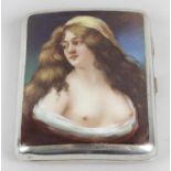 A continental silver cigarette case,