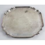 A mid 20th century silver salver,