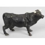 A late 19th century bronze animalier study,