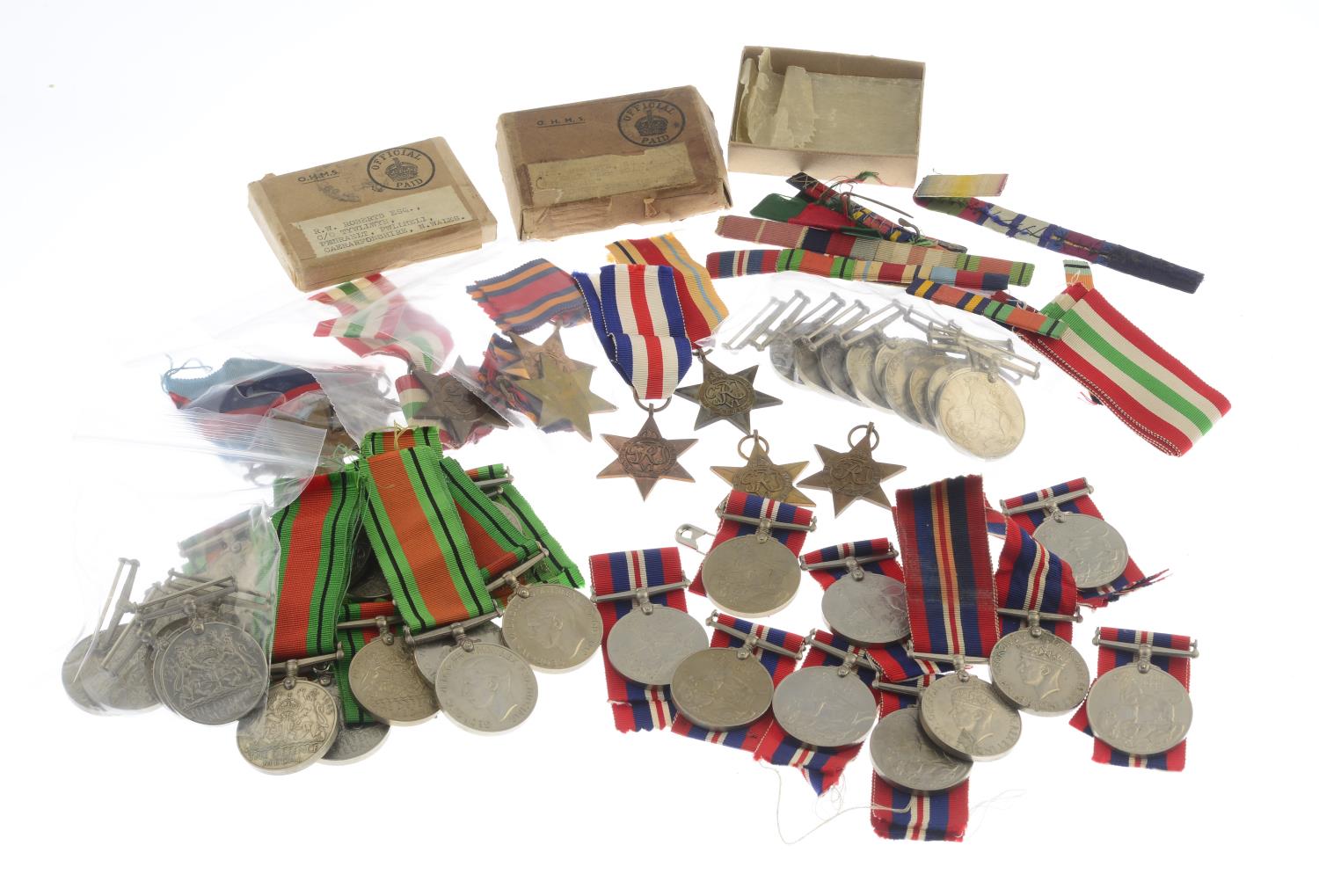 WWII, a large selection of medals comprising 1939-45 Star (4, - Image 3 of 3