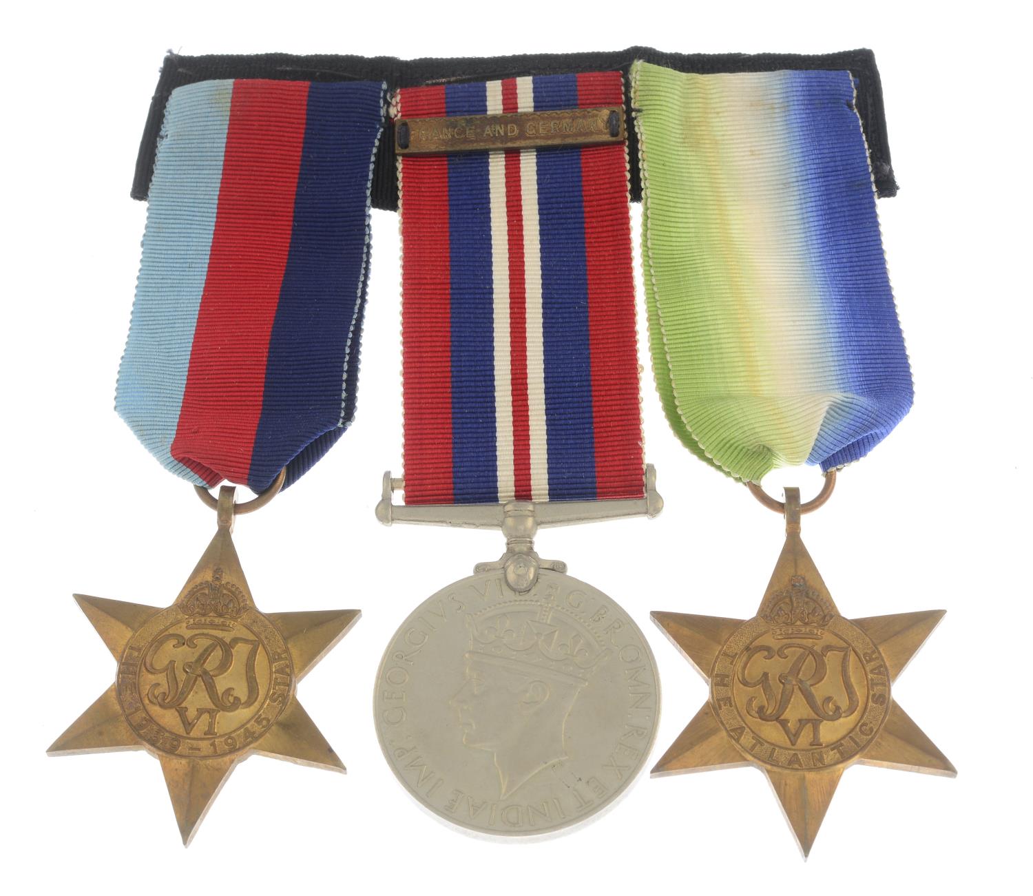 WWII group of three medals,