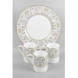 A selection of Minton bone china Majestic Haddon Hall pattern tea and dinner wares,