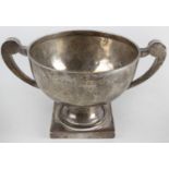 An early twentieth century silver twin-handled cup,