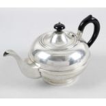 A 1930's silver teapot,