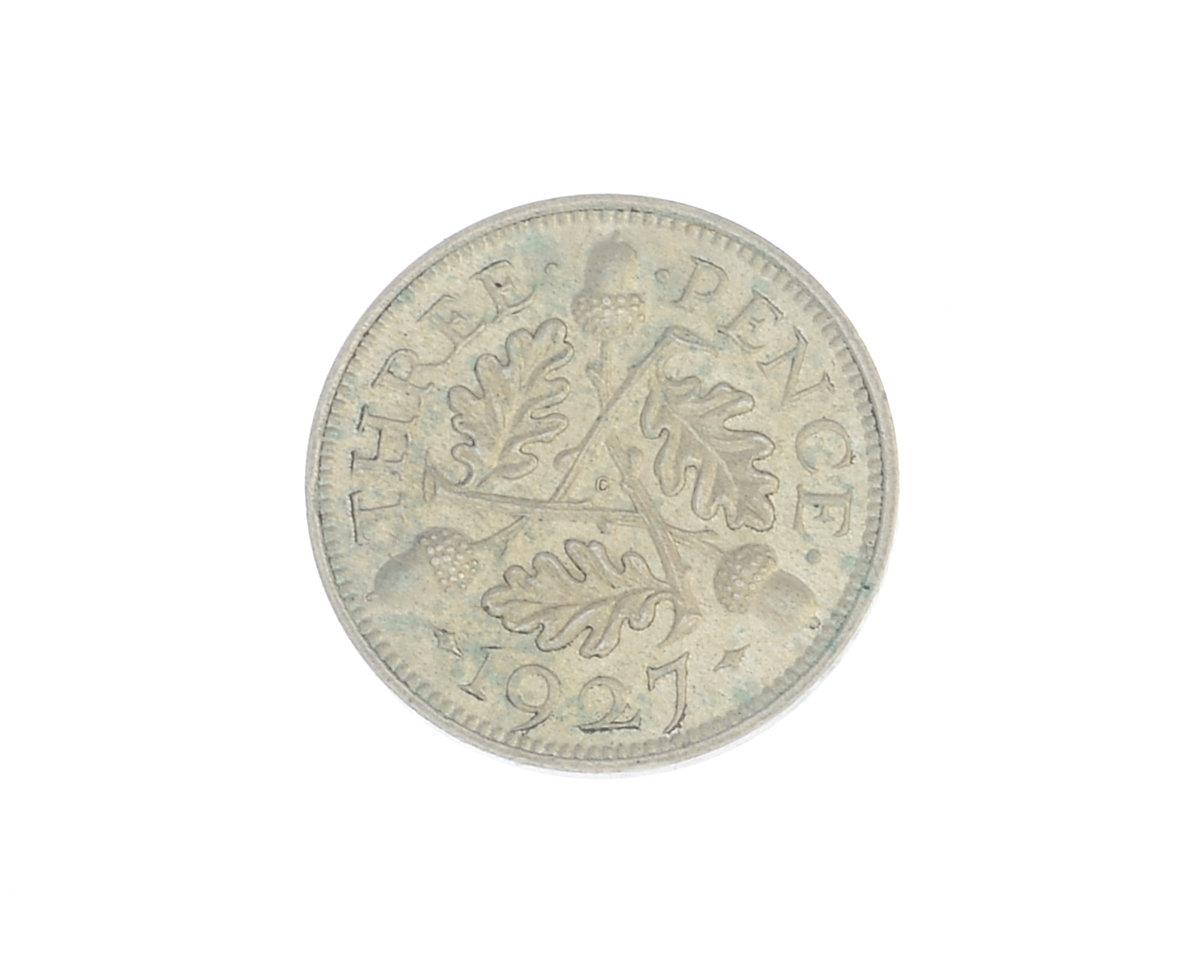 George V, proof silver Threepence 1927 (S 4042). - Image 2 of 2