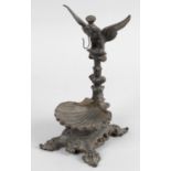 A 19th century cast pocket watch stand,