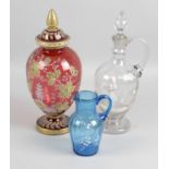 A collection of assorted glassware,