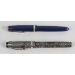 A vintage Parker Duofold fountain pen with original fitted gold nib,