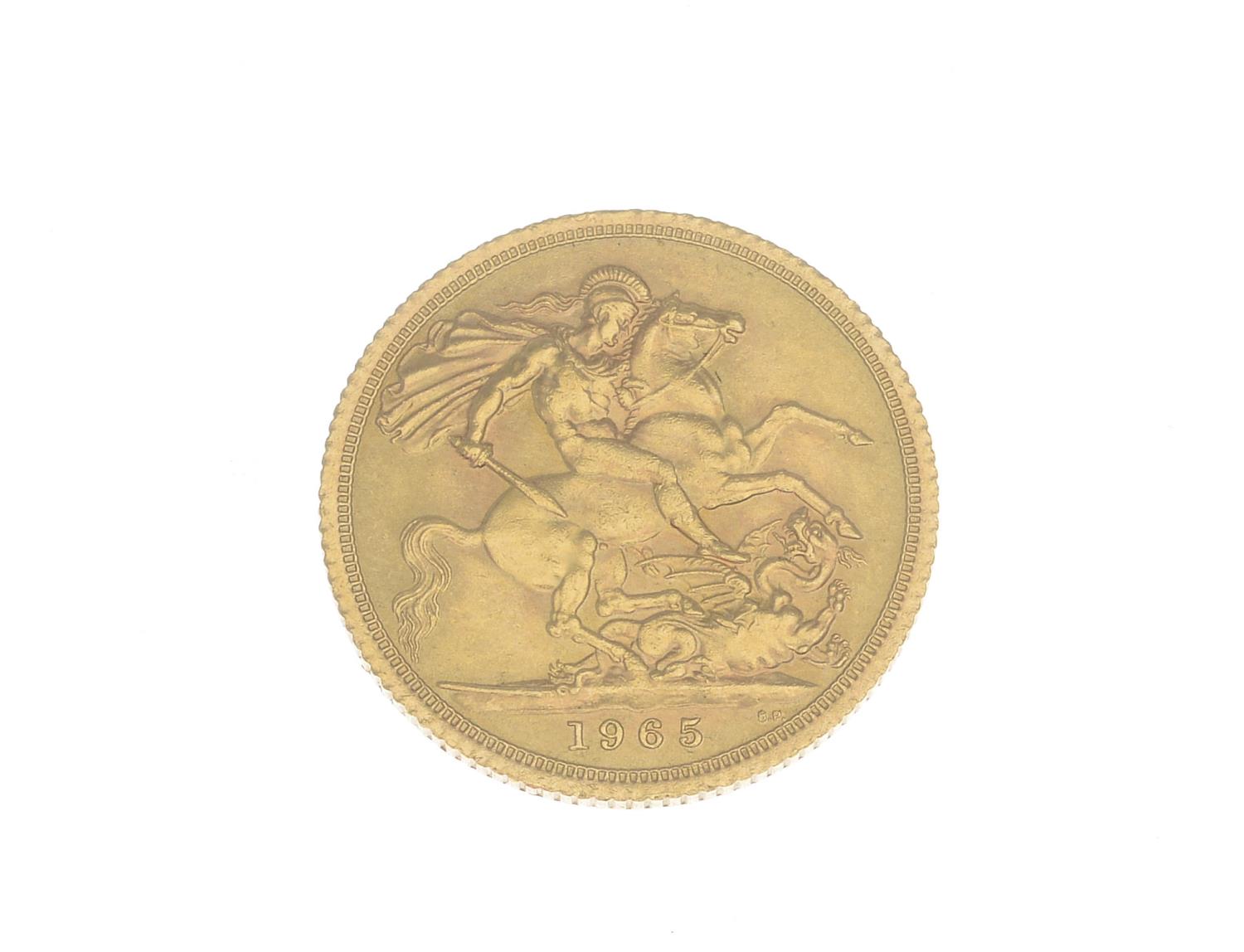 Elizabeth II, Sovereign 1965 (S 4125). - Image 2 of 2