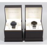 A Huawei smart watch, together with a similar Huawei watch, each in original box.