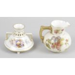 A mixed selection of assorted items to include a Royal Worcester jug,