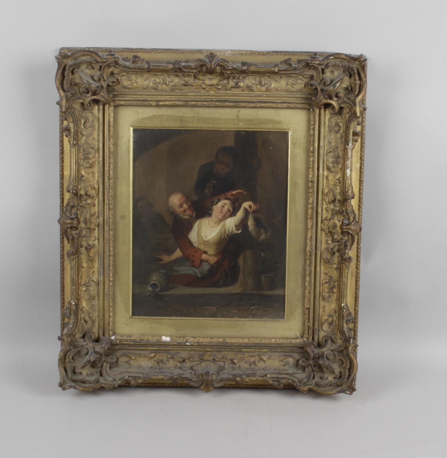 Italian School (19th century) oil on panel, - Image 2 of 3