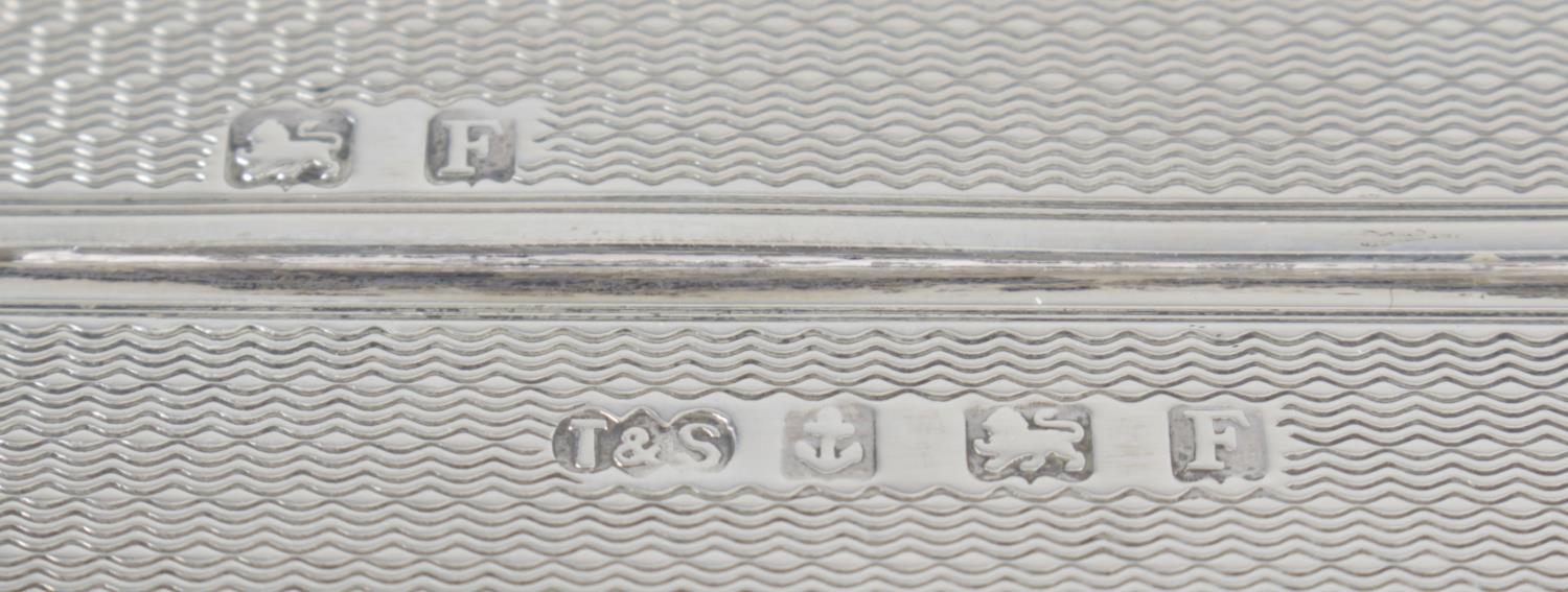 A 1930's silver mounted table cigarette box, - Image 3 of 3