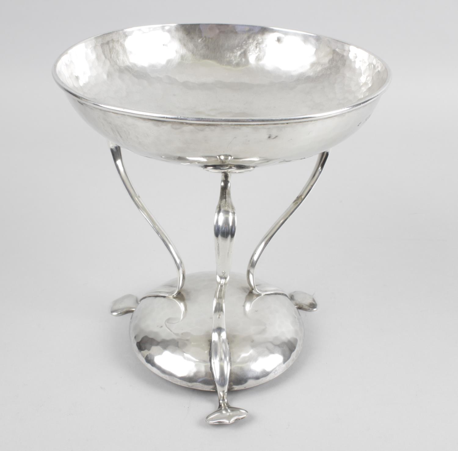An Edwardian Art Nouveau silver dish, - Image 2 of 3