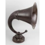 A mixed selection of assorted items to include an S G Brown Limited brown painted metal horn shaped