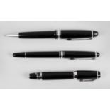 A Montblanc Boheme retractable fountain pen,