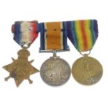 Great War Trio, 1914-15 Star, named to '1314 Pte.