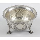 An Edwardian silver bowl,