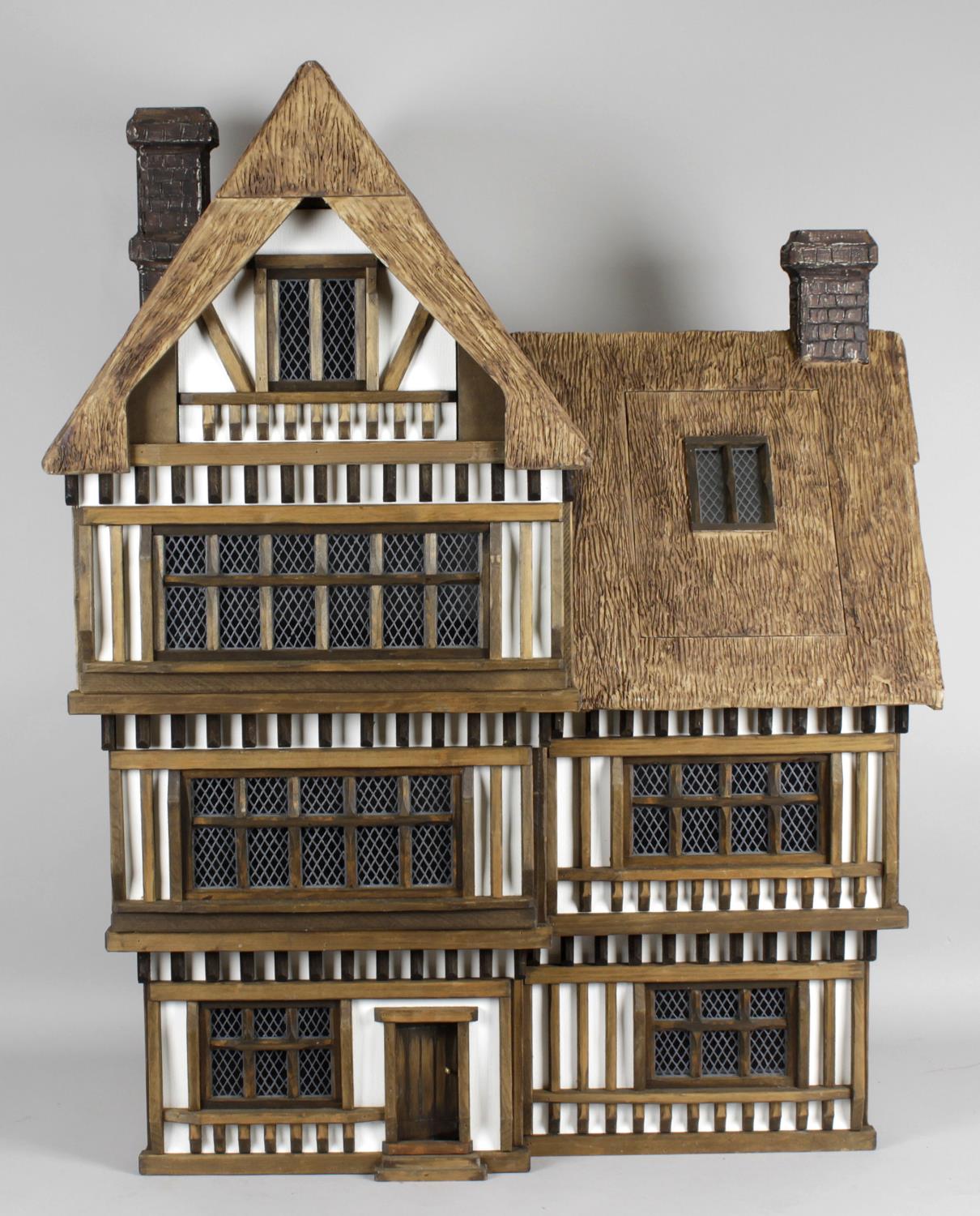 Robert Stubbs, a 1/12th scale Tudor style wooden dolls house,