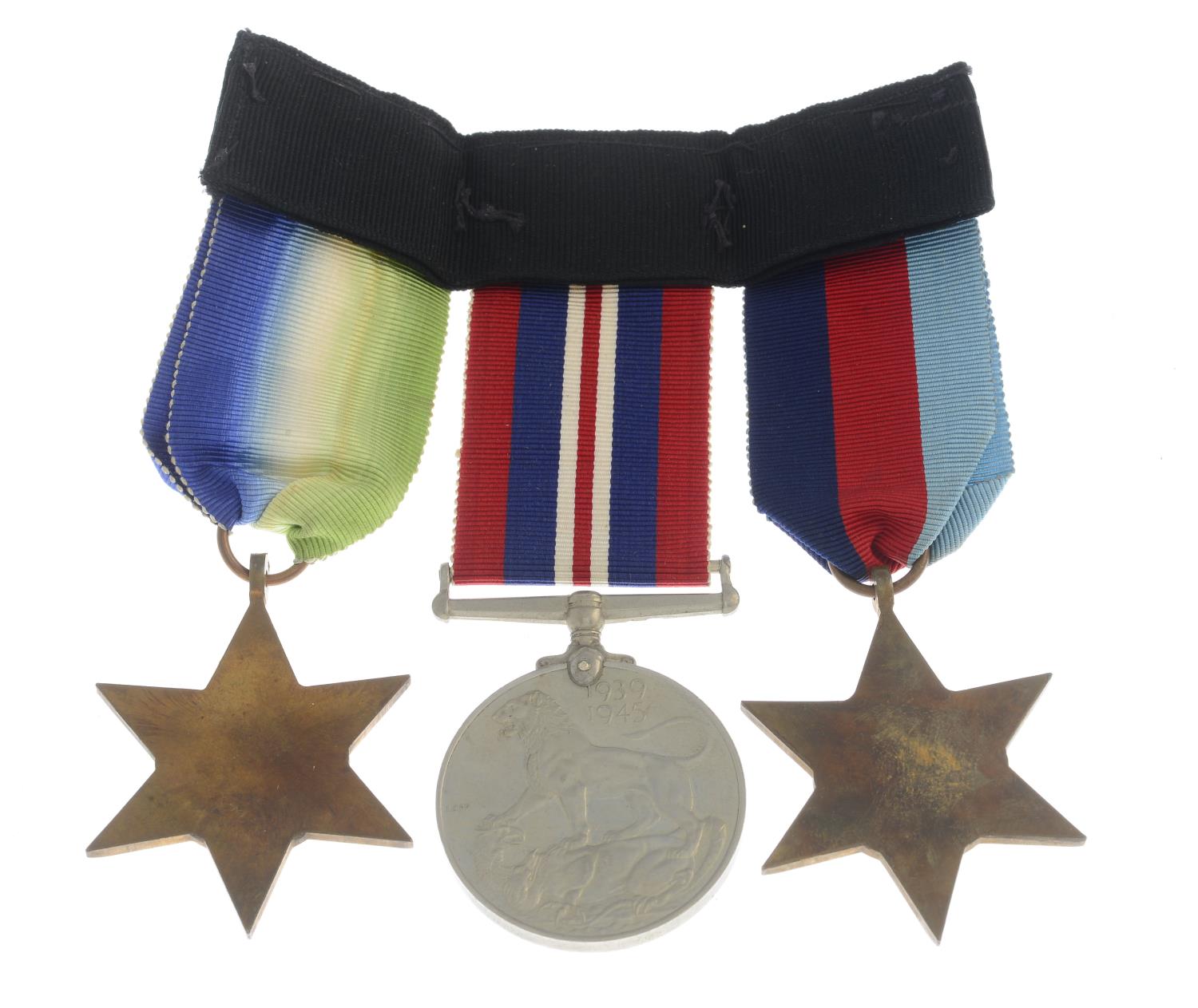 WWII group of three medals, - Image 2 of 6