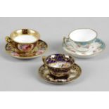 A collection of assorted china to include two miniature cups and saucers by Royal Crown Derby and