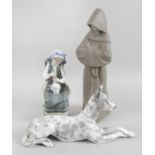 A collection of Lladro and Nao figurines and ornaments,