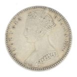 Victoria, Godless Florin 1849, with WW (S 3890).