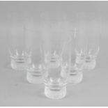 A comprehensive selection of Villeroy and Boch Octavie pattern glassware,