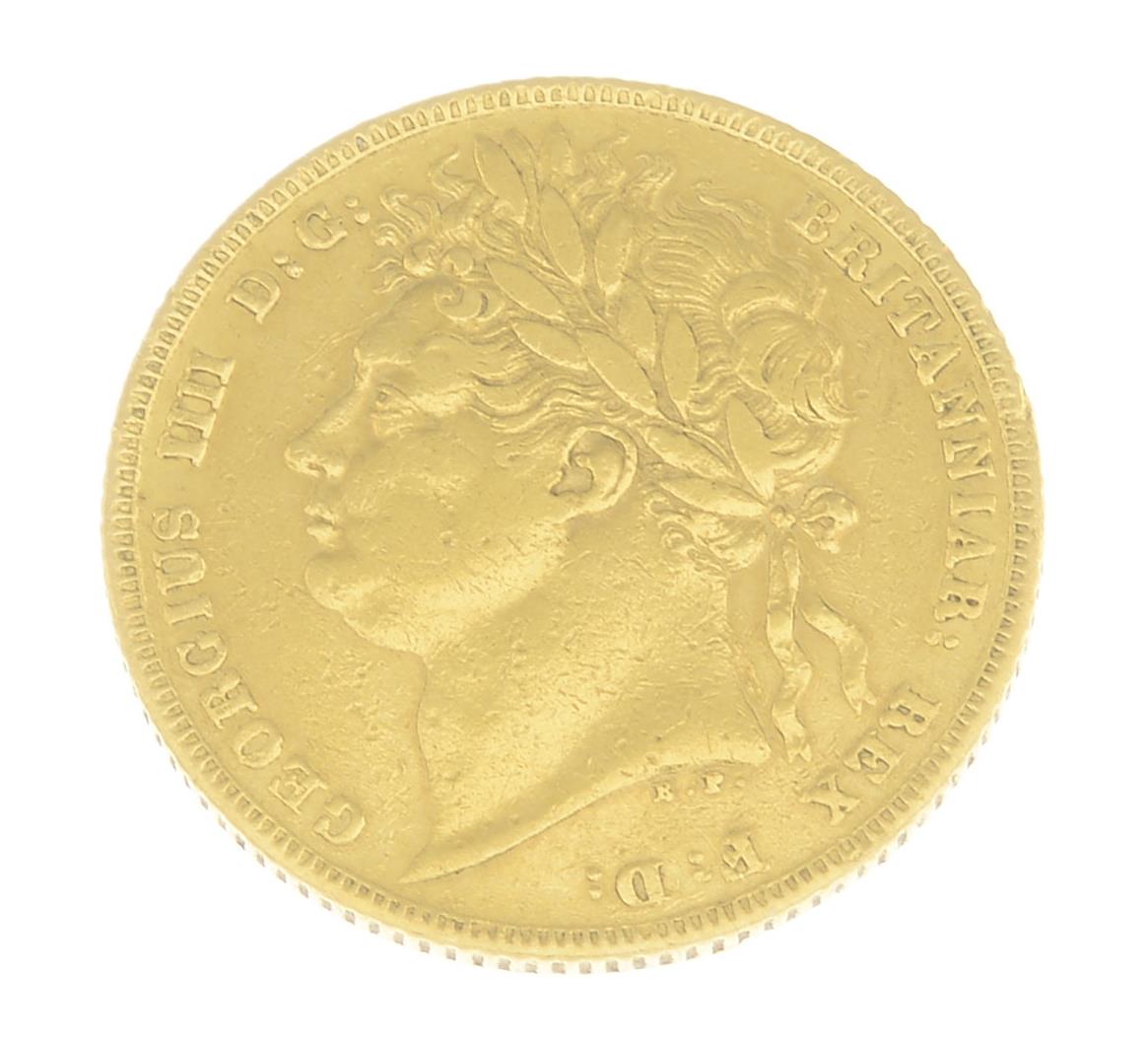 George IV, Sovereign 1823 (S 3800).