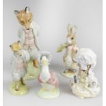 Twelve Royal Albert F Warne & Co Beatrix Potter figurines,