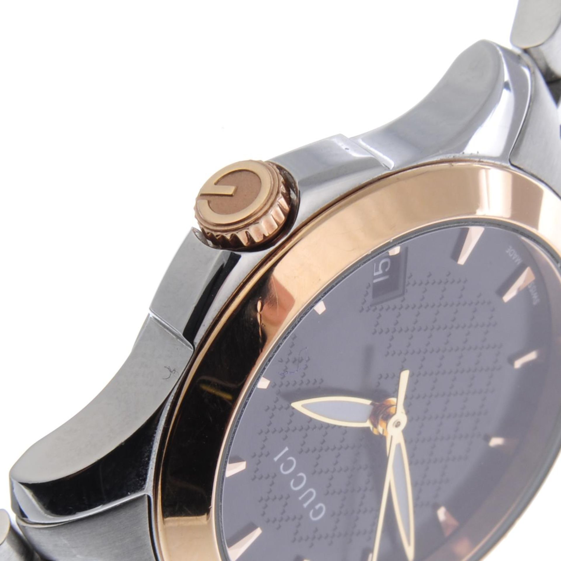 GUCCI - a lady's G-Timeless bracelet watch. - Image 3 of 4