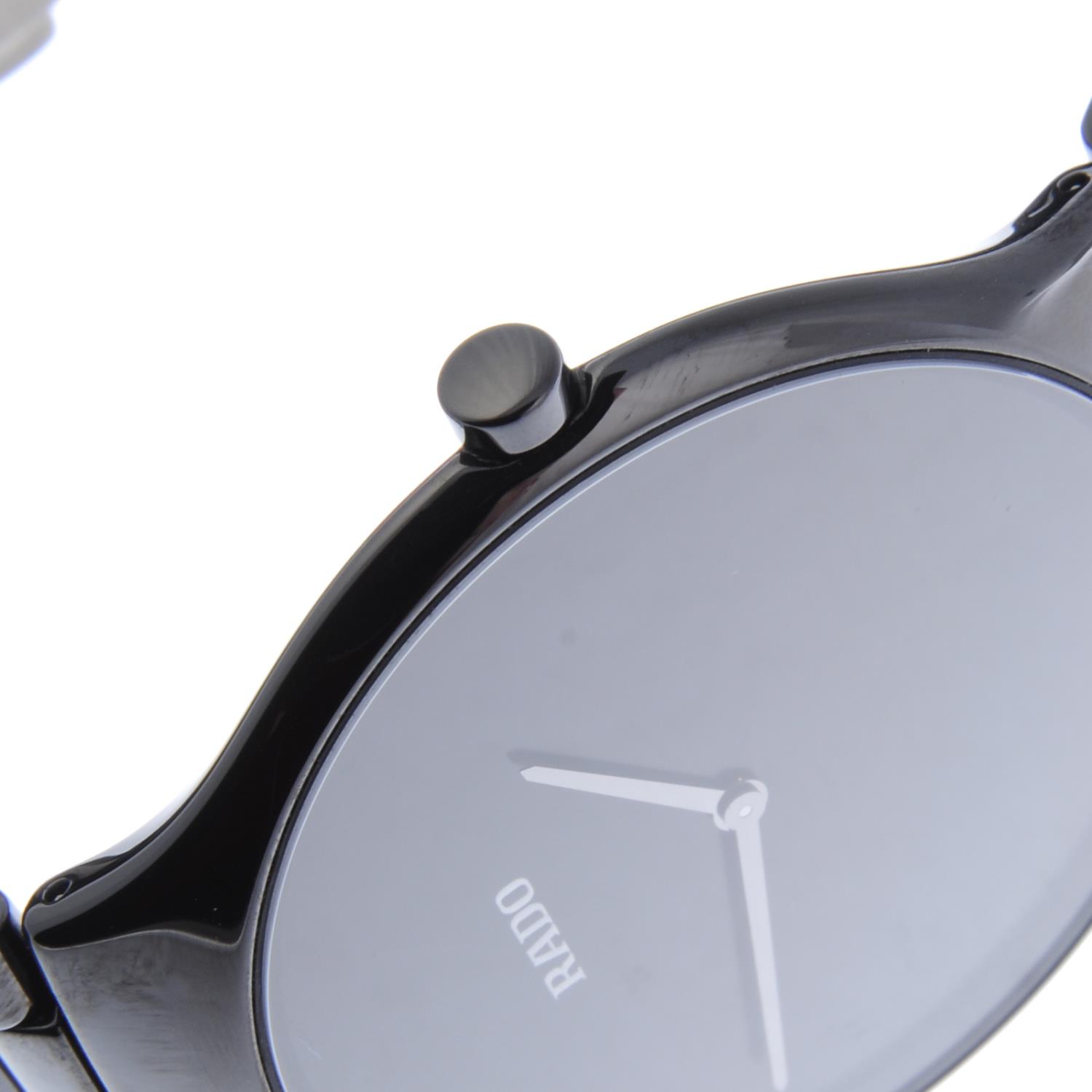 CURRENT MODEL: RADO - a gentleman's True Thinline bracelet watch. - Image 3 of 4