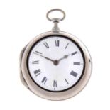 A pair case pocket watch by F.