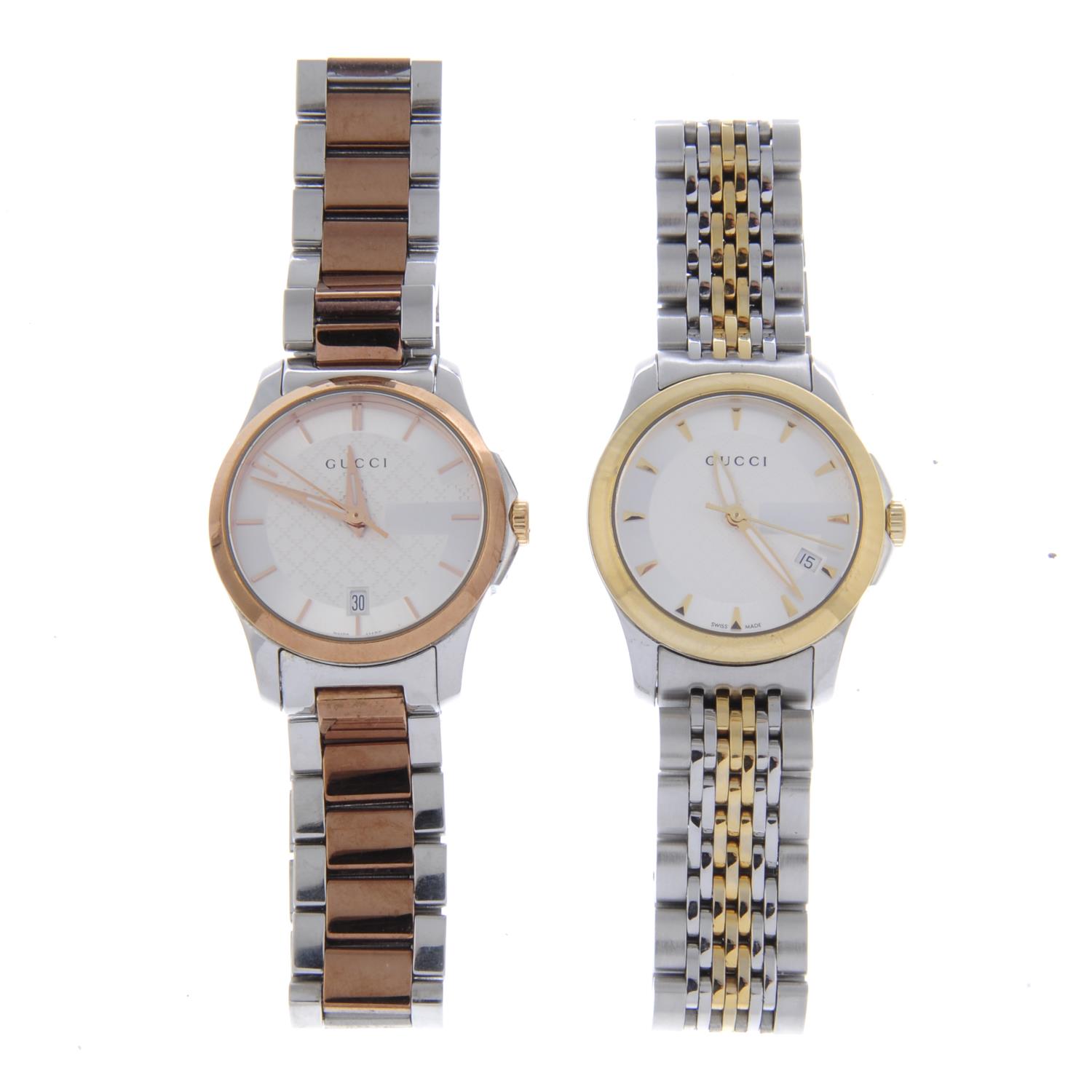 GUCCI - a lady's G-Timeless bracelet watch. - Image 2 of 2
