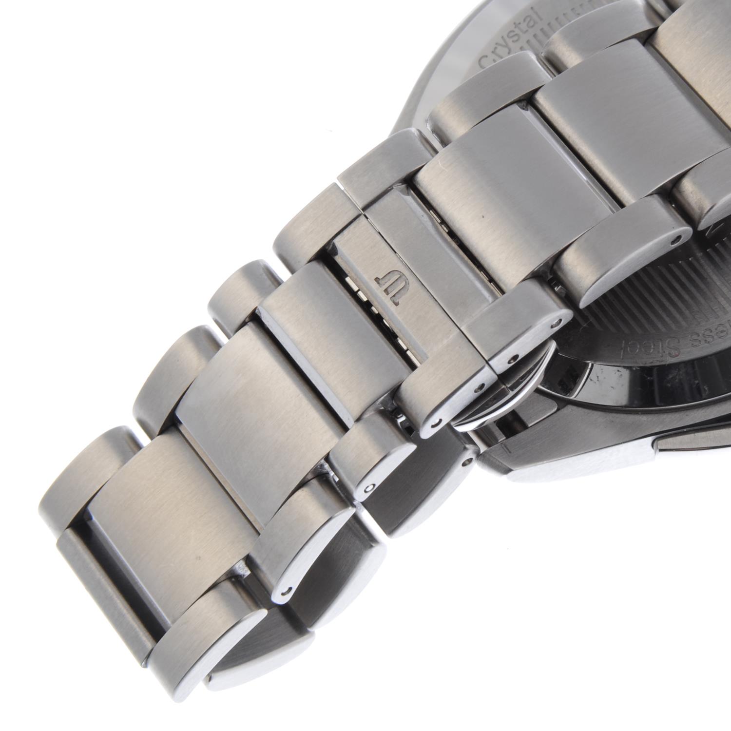 MAURICE LACROIX - a gentleman's Miros chronograph bracelet watch. - Image 2 of 4