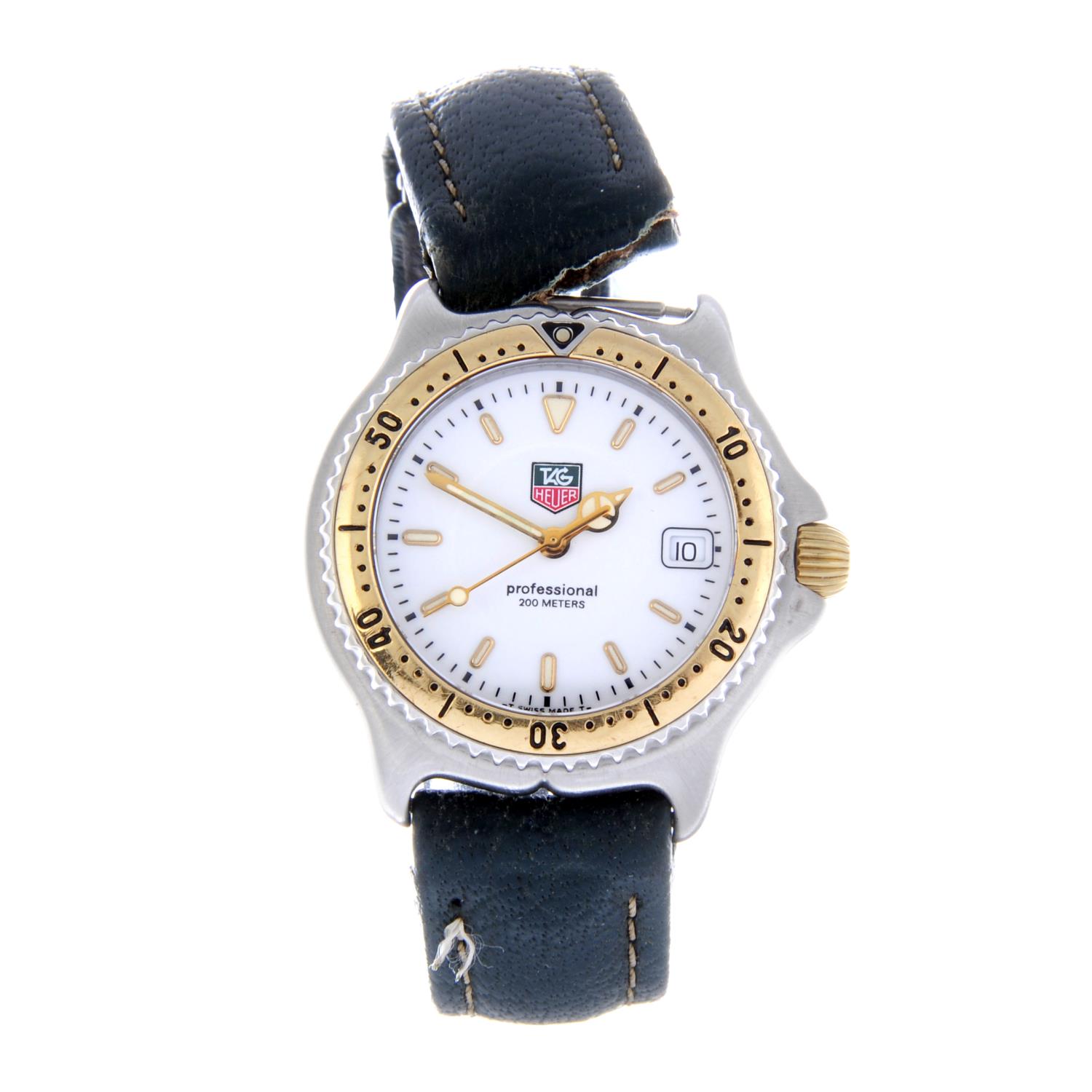 TAG HEUER - a gentleman's S/el wrist watch.
