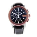 GUCCI - a gentleman's G-Chrono chronograph wrist watch.