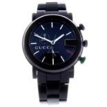 GUCCI - a gentleman's G-Chrono chronograph bracelet watch.