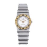 OMEGA - a lady's Constellation bracelet watch.