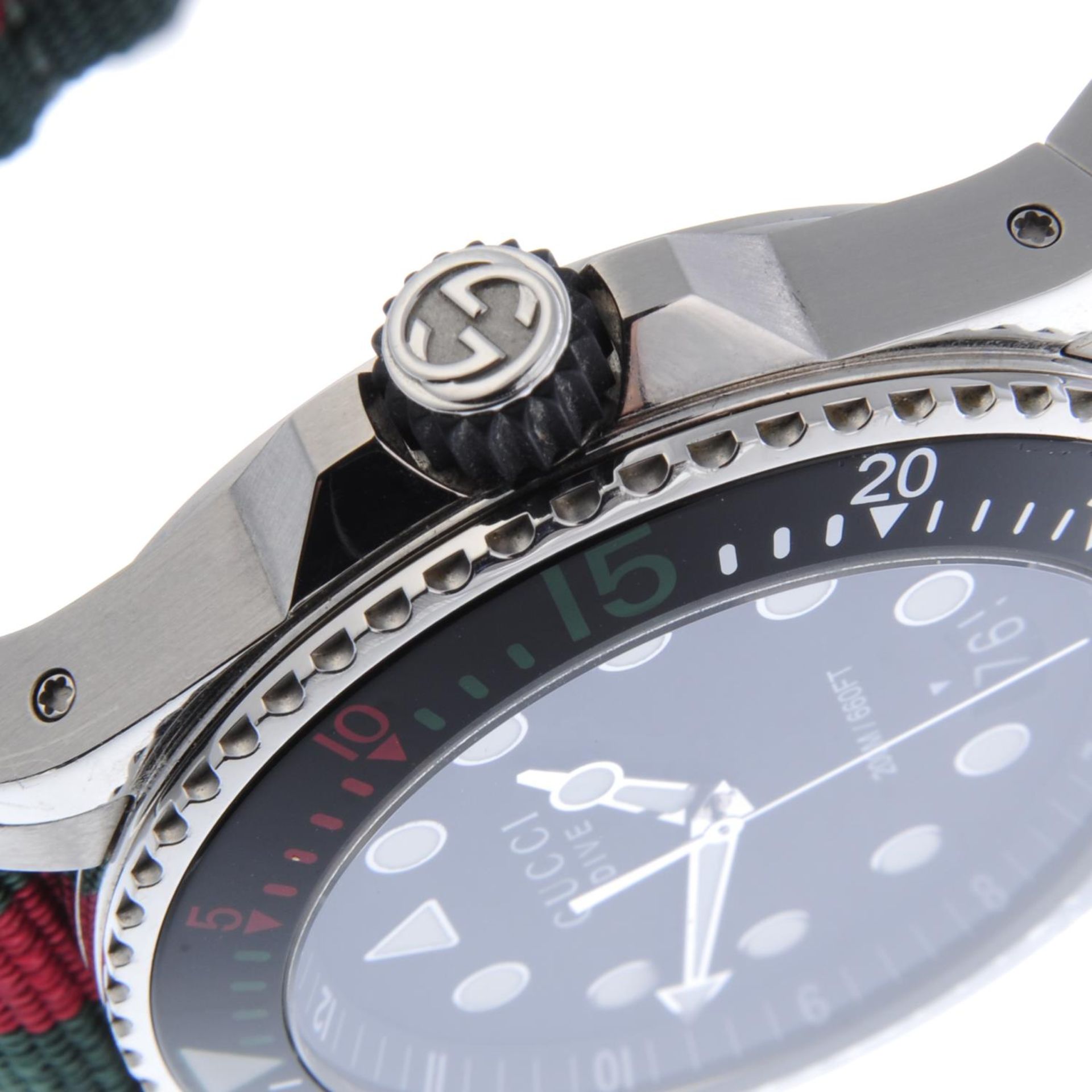 GUCCI - gentleman's Dive wrist watch. - Bild 3 aus 4