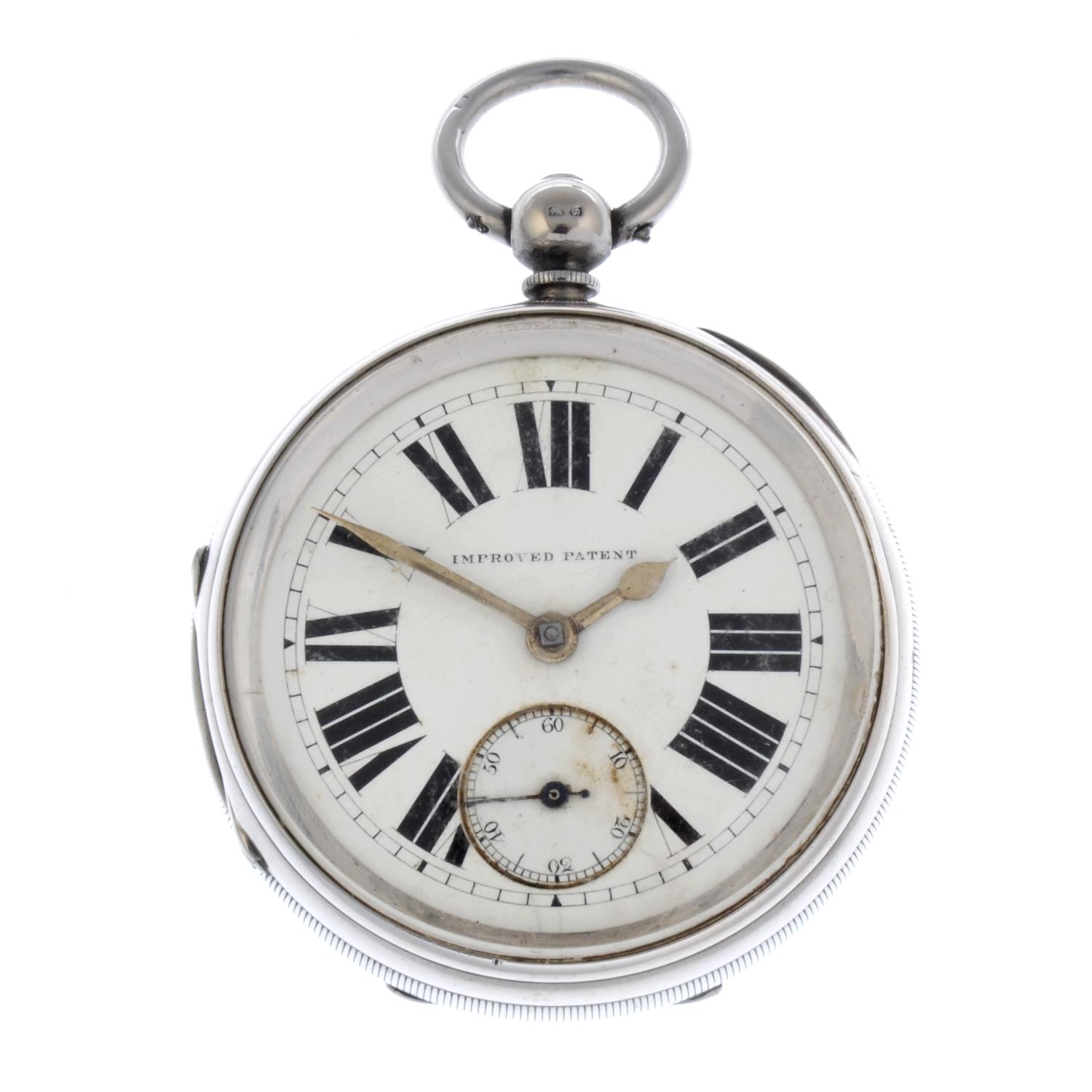 An open face pocket watch by E Wise.