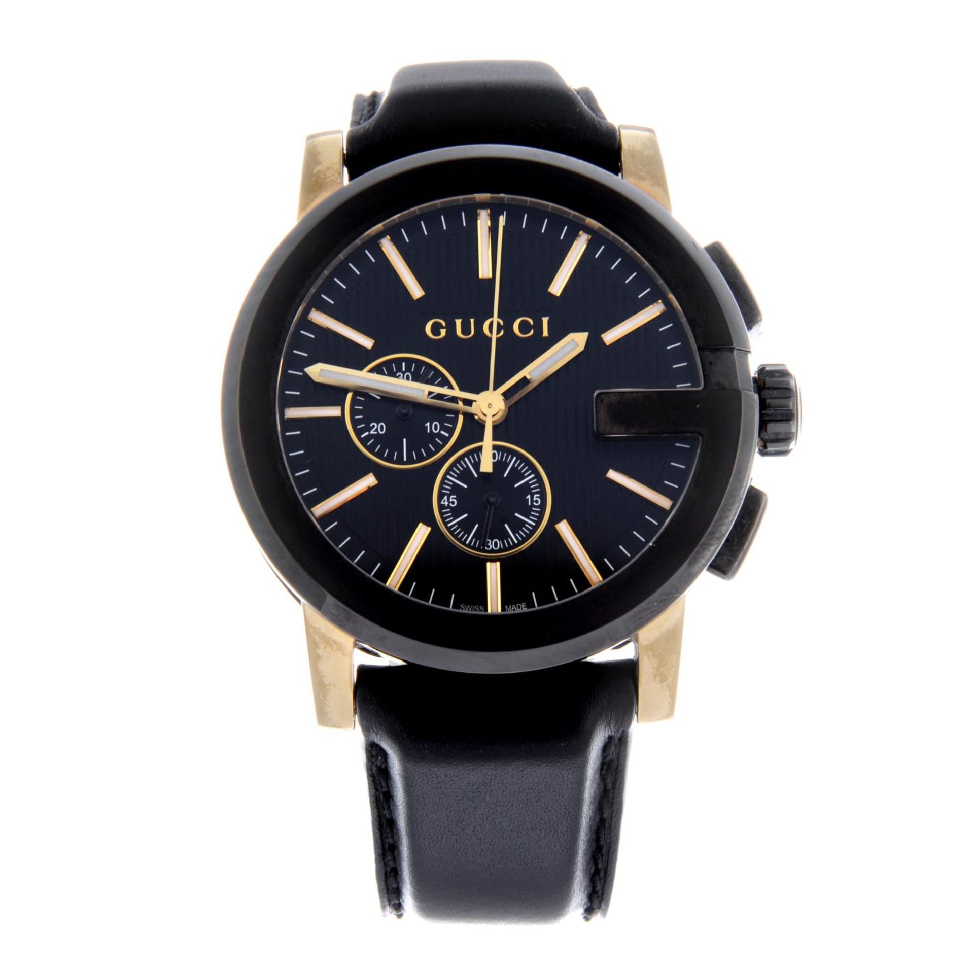 GUCCI - a gentleman's G-Chrono chronograph wrist watch.