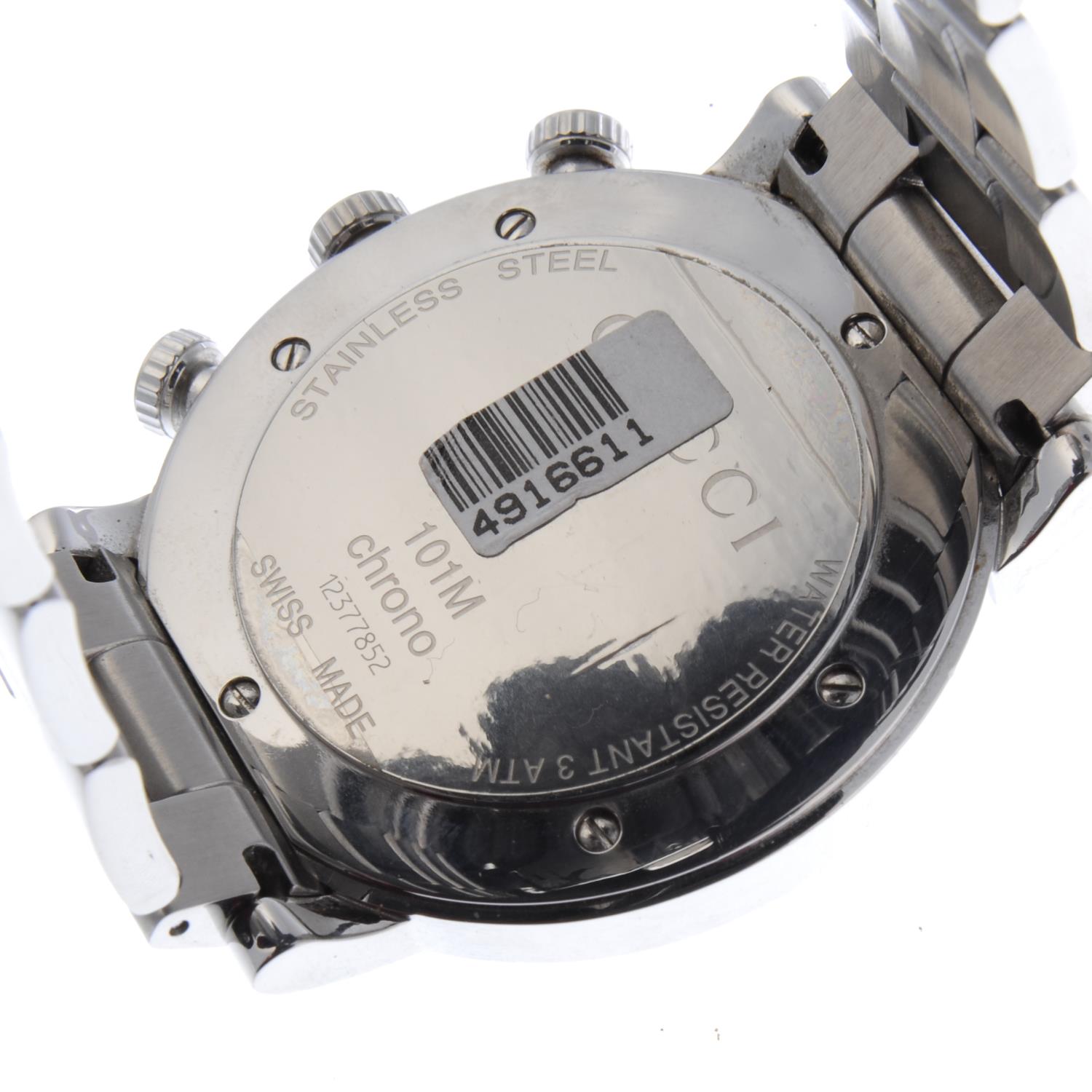 GUCCI - a gentleman's Chronoscope chronograph bracelet watch. - Image 4 of 4